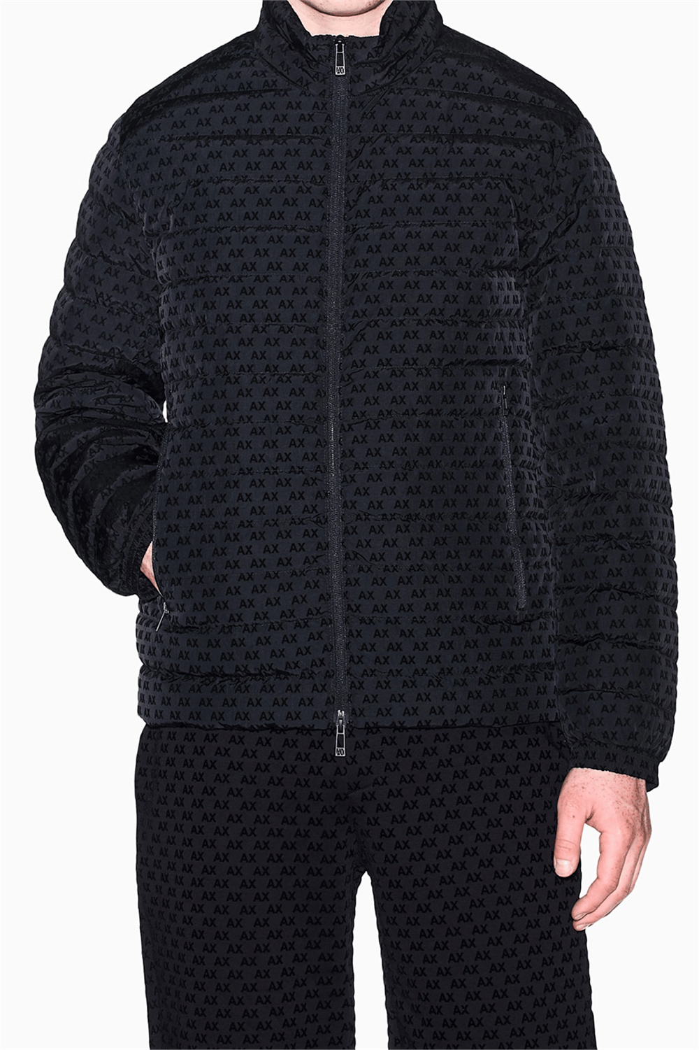 Armani Exchange Erkek Mont Siyah