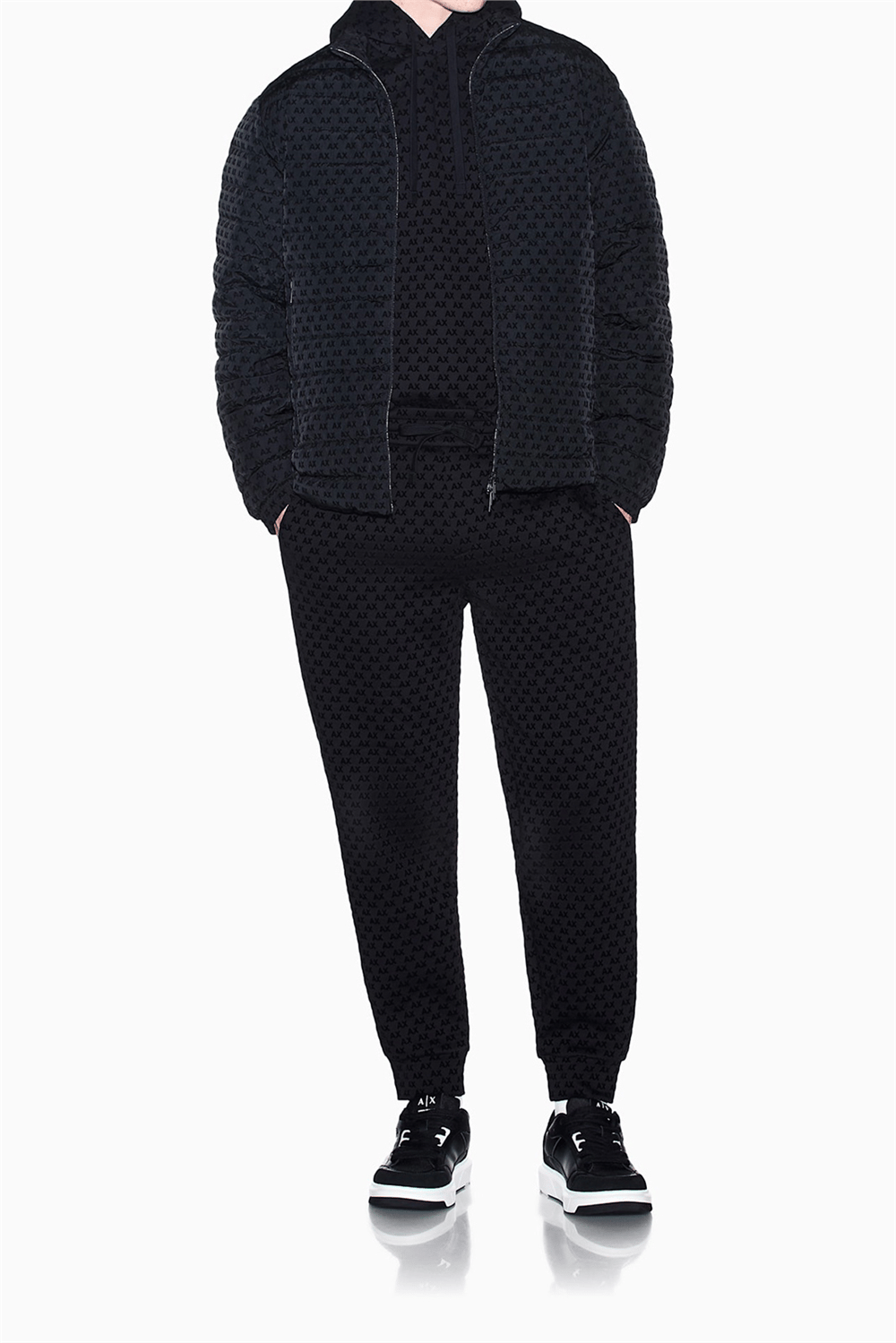 Armani Exchange Erkek Mont Siyah