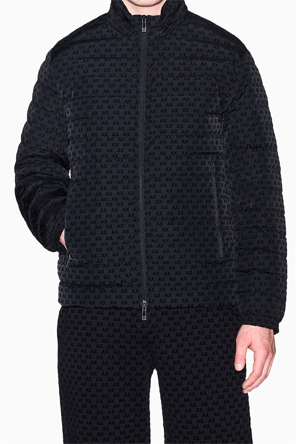Armani Exchange Erkek Mont Siyah