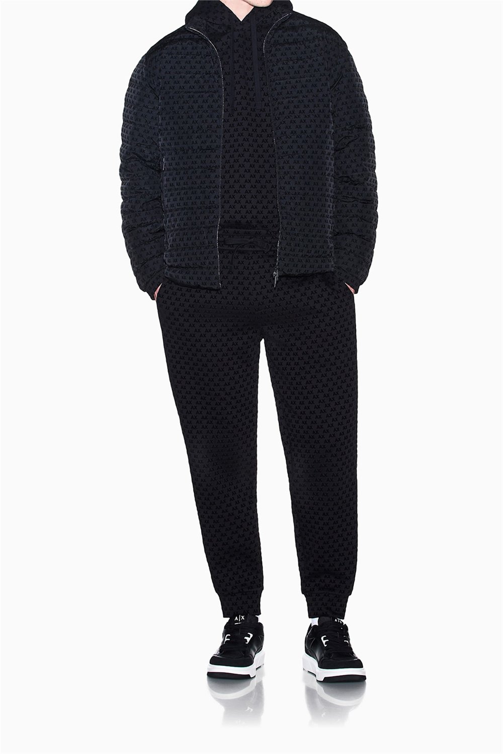 Armani Exchange Erkek Mont Siyah