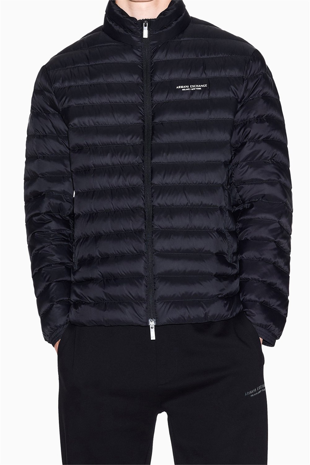 Armani Exchange Erkek Mont Siyah