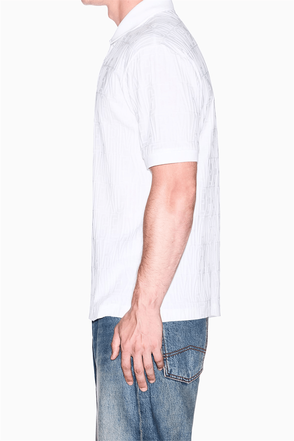 Armani Exchange Erkek Polo Yaka T-Shirt Beyaz