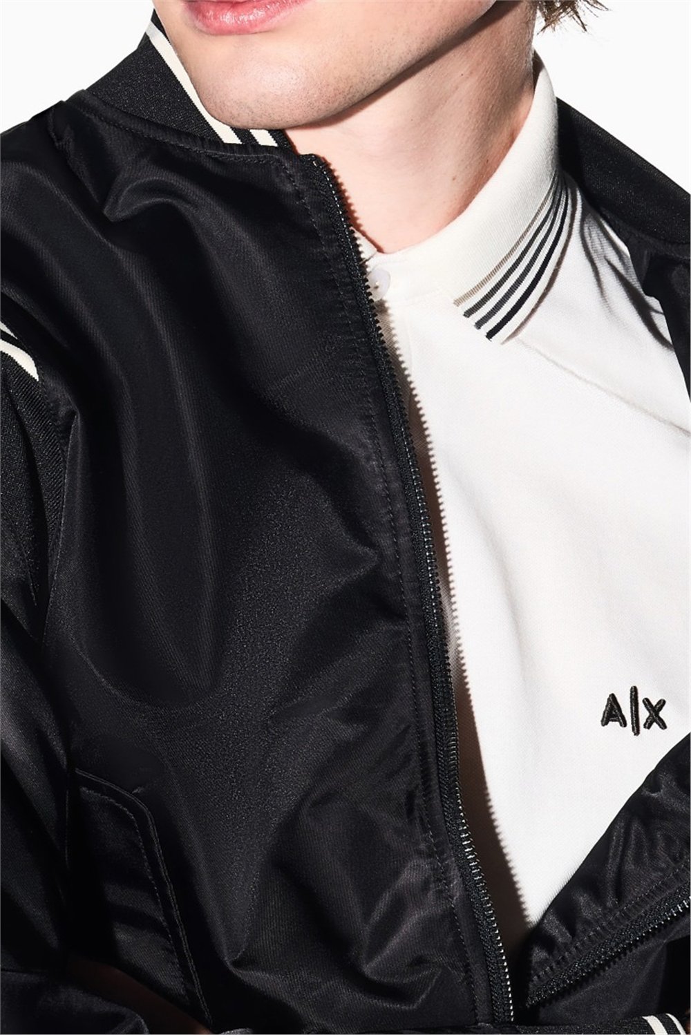 Armani Exchange Erkek Polo Yaka T-Shirt Beyaz