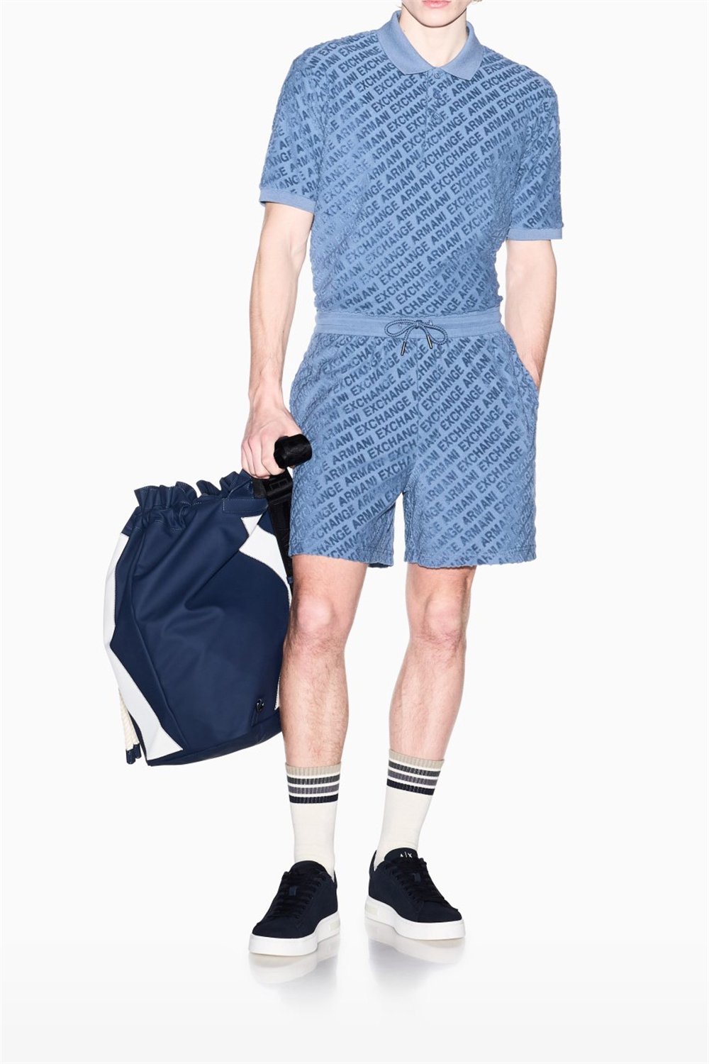 Armani Exchange Erkek Şort Mavi