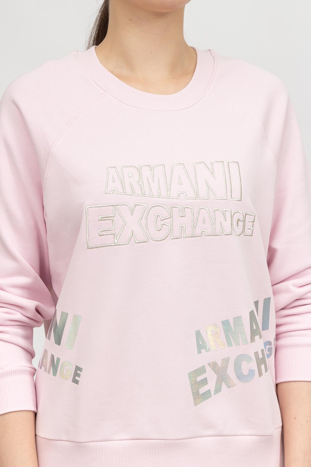 Armani Exchange Kadın Bisiklet Yaka Sweatshirt Çok Renkli