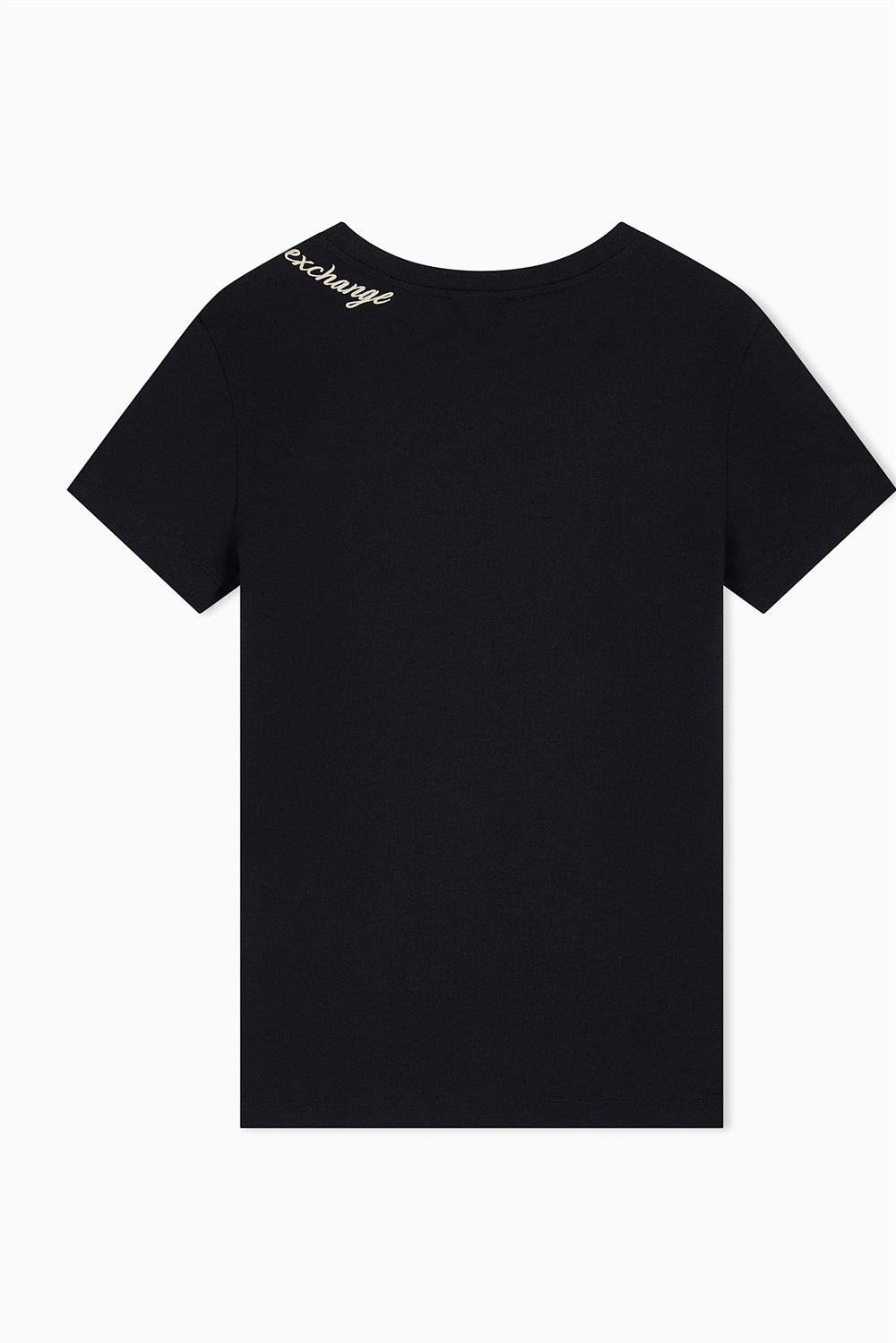 Armani Exchange Kadın Bisiklet Yaka T-Shirt Siyah