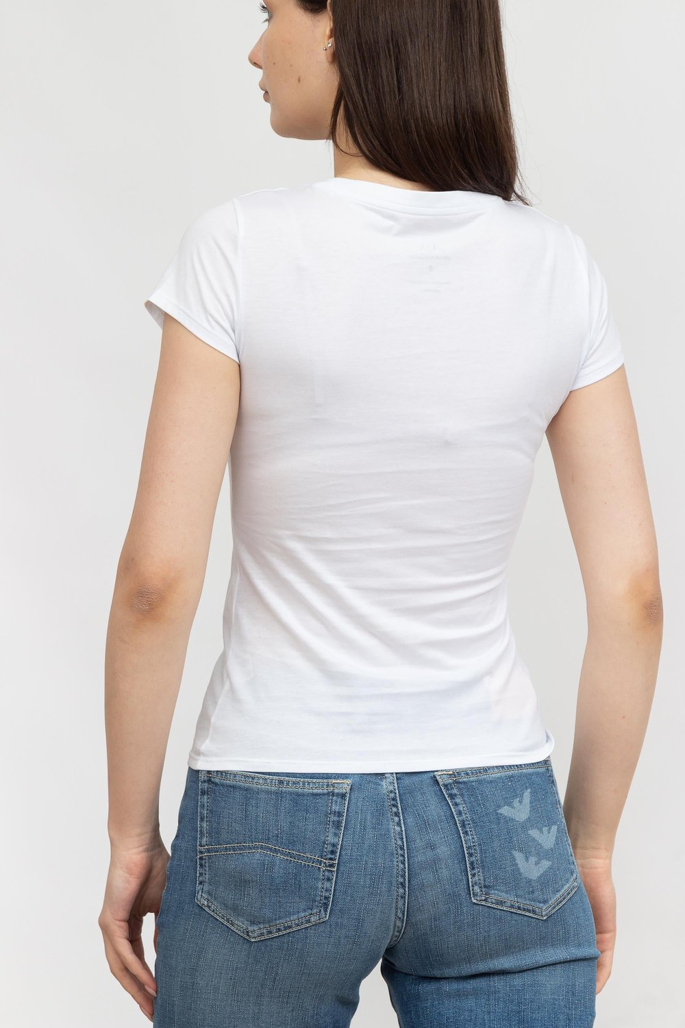 Armani Exchange Kadın Bisiklet Yaka T-Shirt