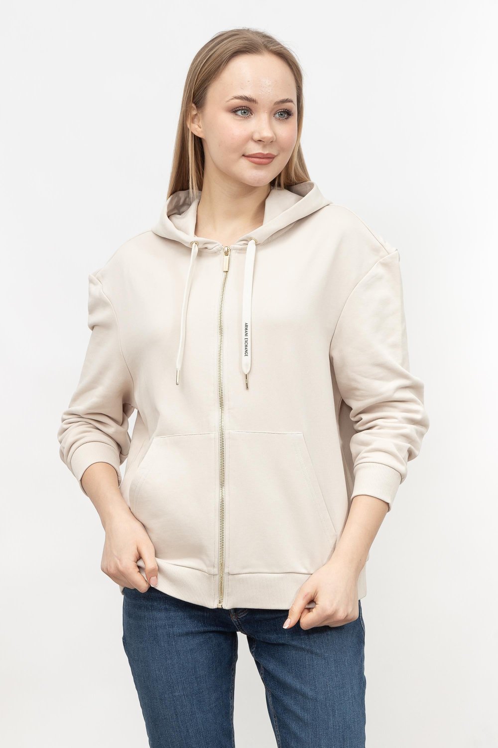 Armani Exchange Kadın Fermuarlı Sweatshirt Çok Renkli