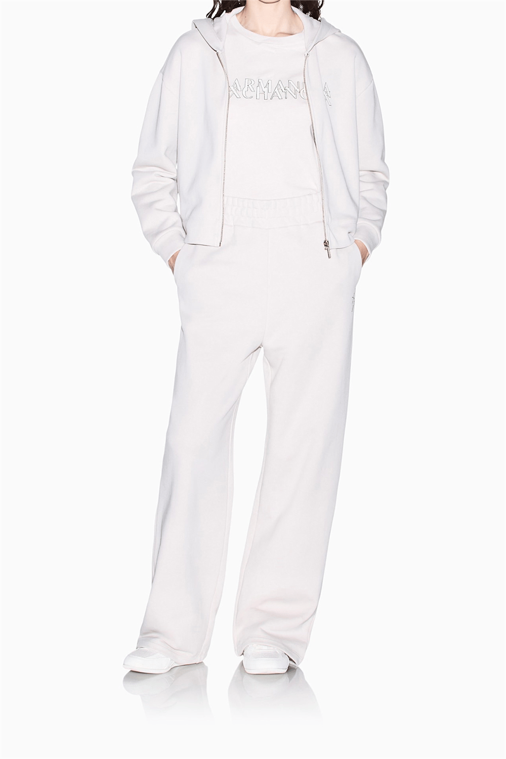 Armani Exchange Kadın Fermuarlı Sweatshirt
