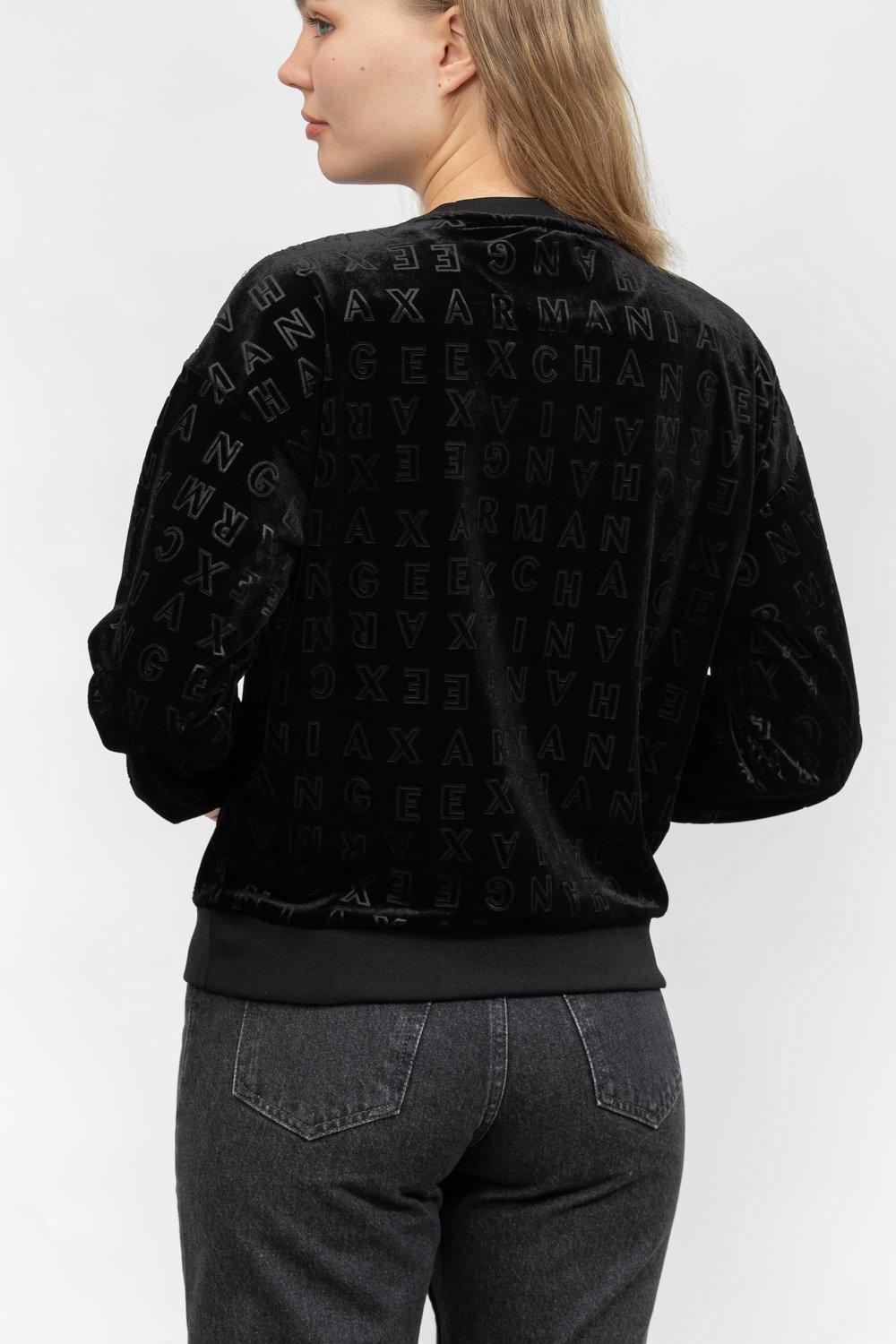 Armani Exchange Kadın Fermuarlı Sweatshirt
