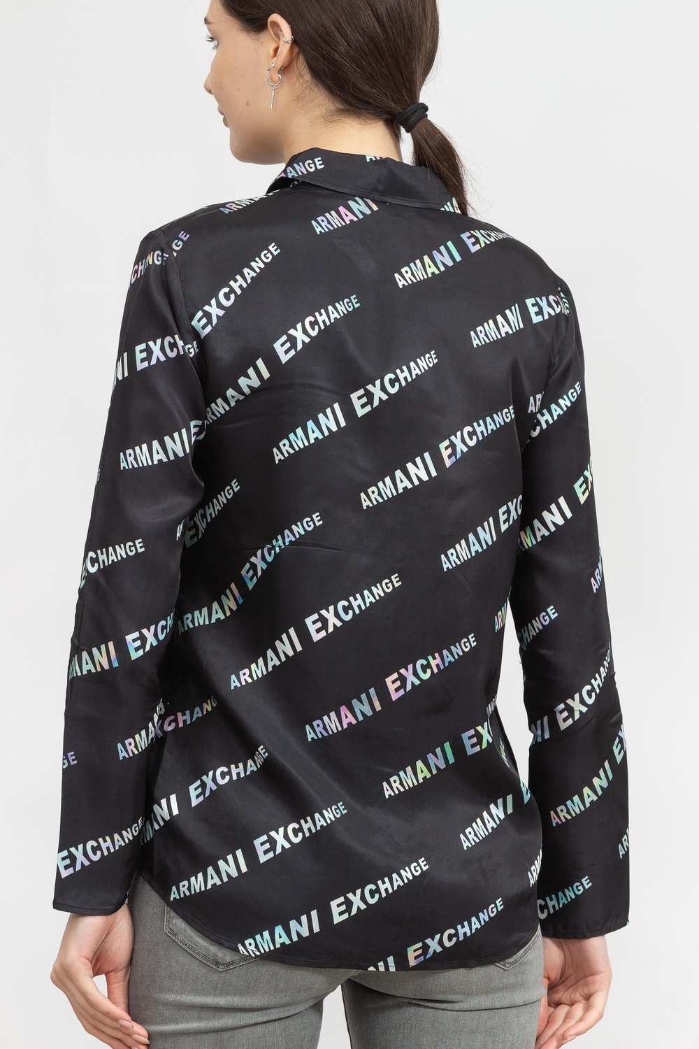 Armani Exchange Kadın Gömlek Siyah