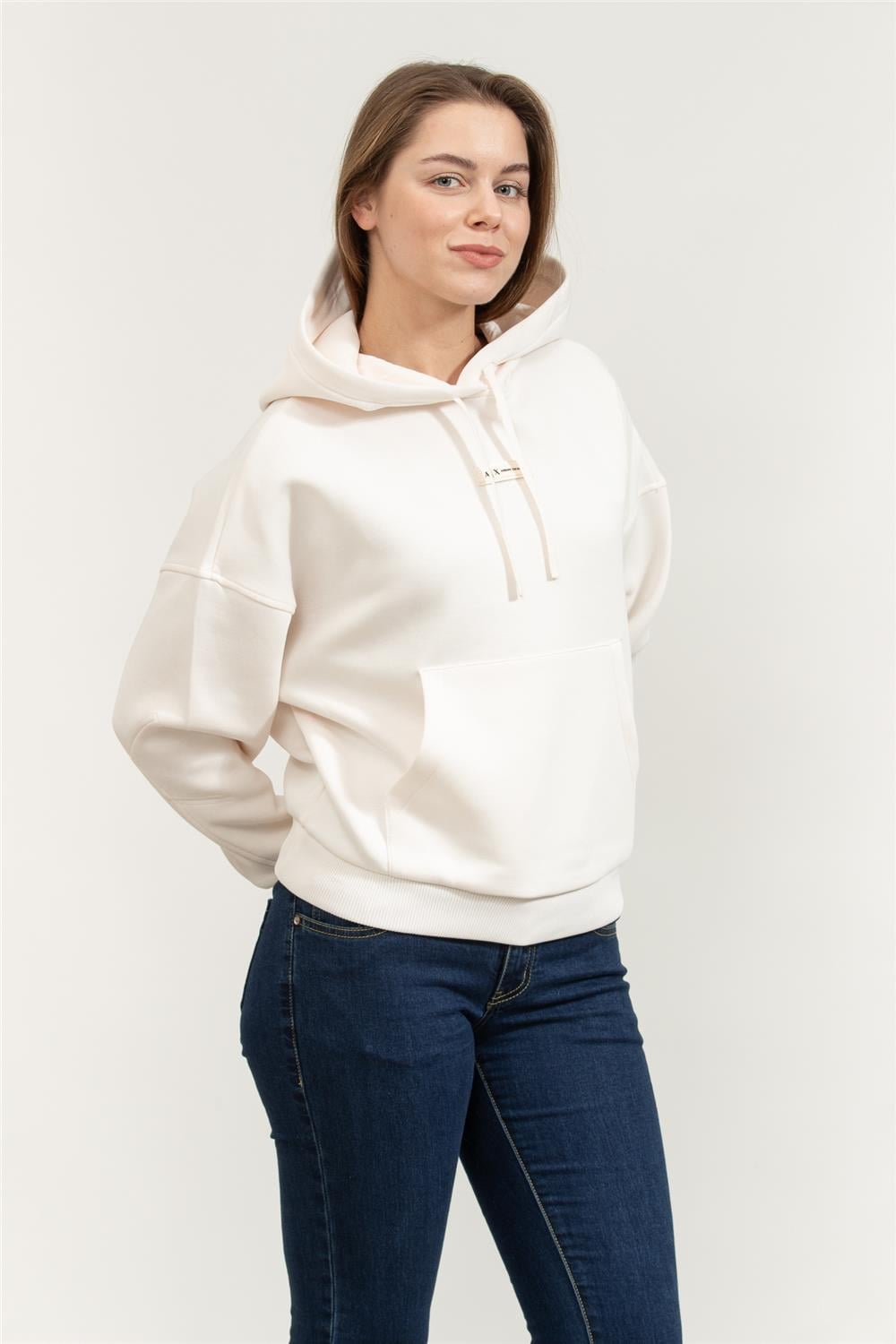 Armani Exchange Kadın Kapüşonlu Sweatshirt