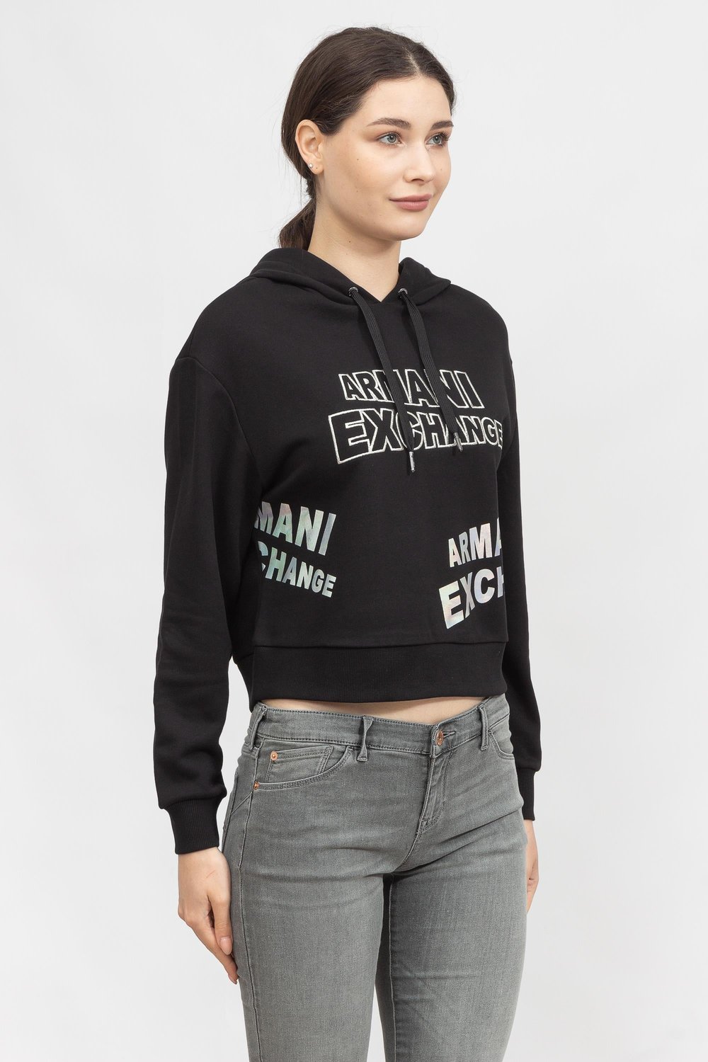 Armani Exchange Kadın Kapüşonlu Sweatshirt