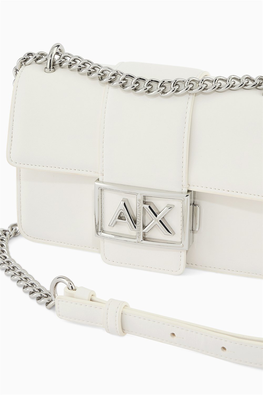 Armani Exchange Kadın Mini Omuz Çantası Beyaz