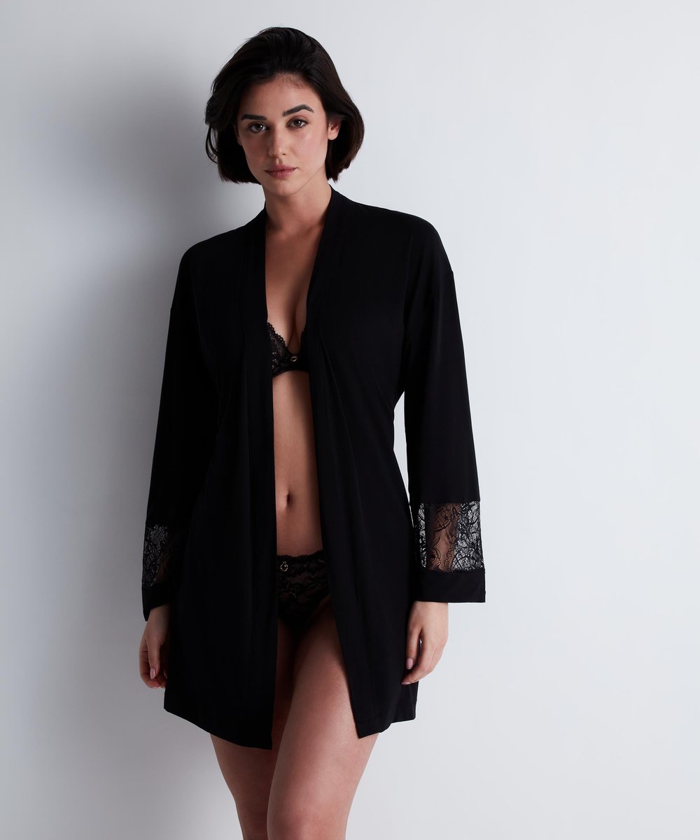 Aubade Kadın Kimono Siyah
