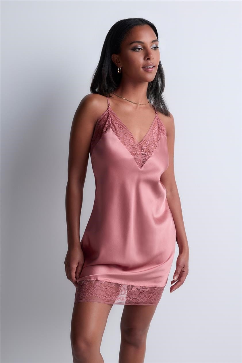 Aubade Nuisette Midnight Whisper Gecelik Pembe