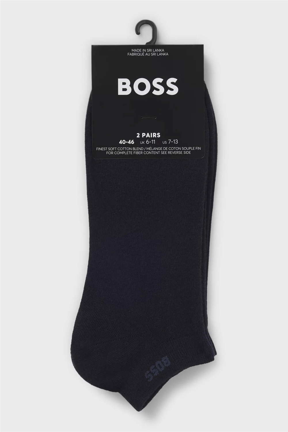 Boss 2P As Uni CC Erkek 2li Çorap Mavi