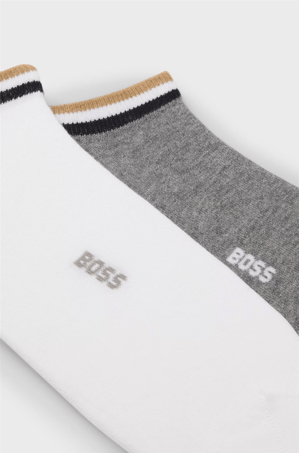 Boss 2P As Uni Stripe Cc Erkek 2li Çorap Gümüş