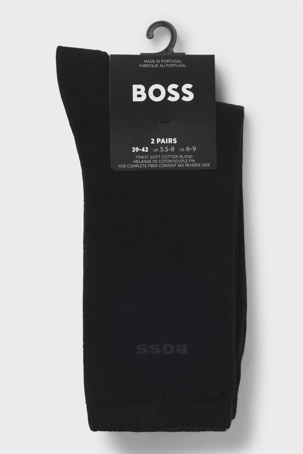 Boss 2P RS Uni Logo CC W Kadın 2li Çorap Siyah