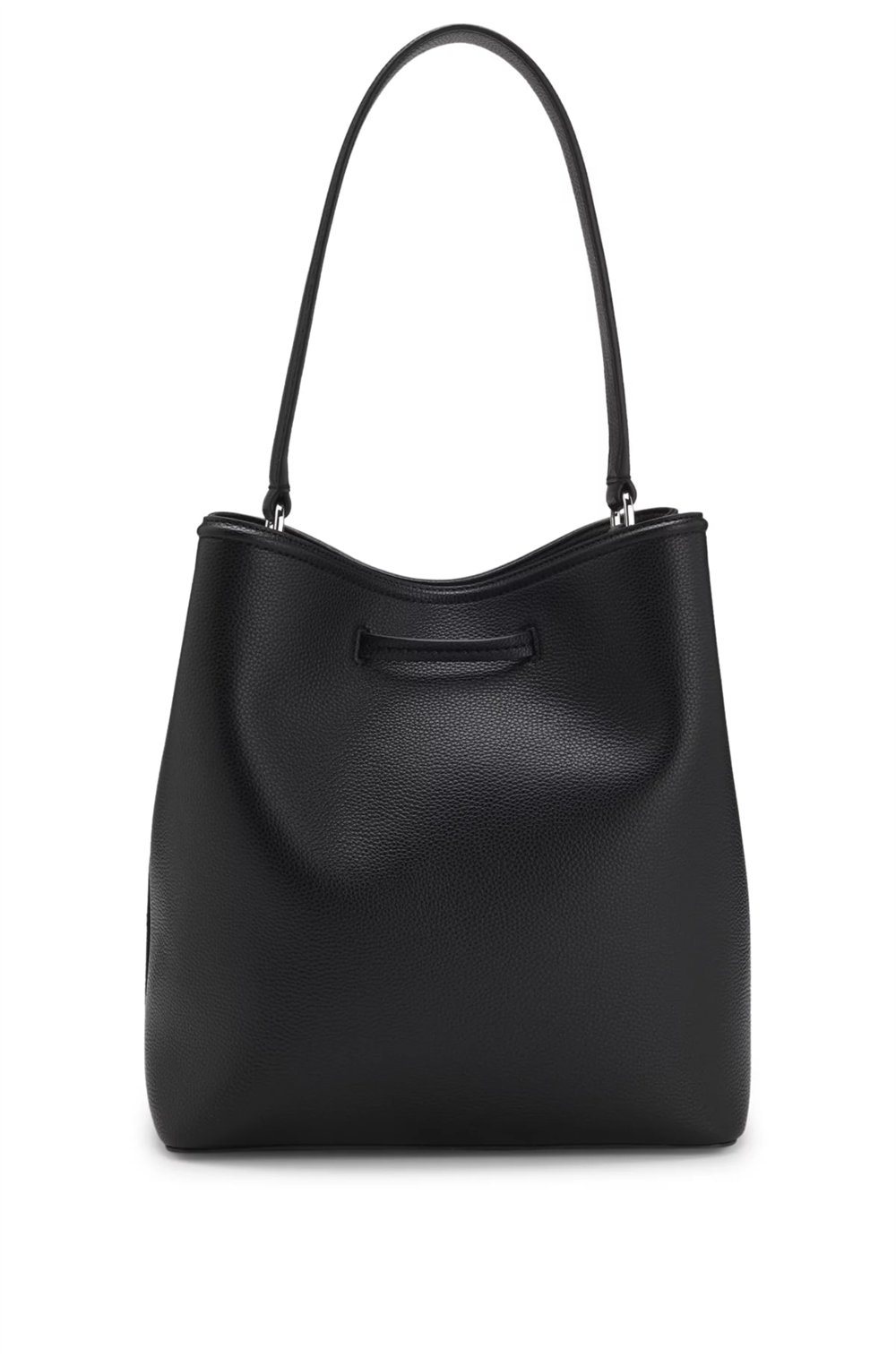 BOSS Anett Drawstring Kadın Omuz Çantası Siyah