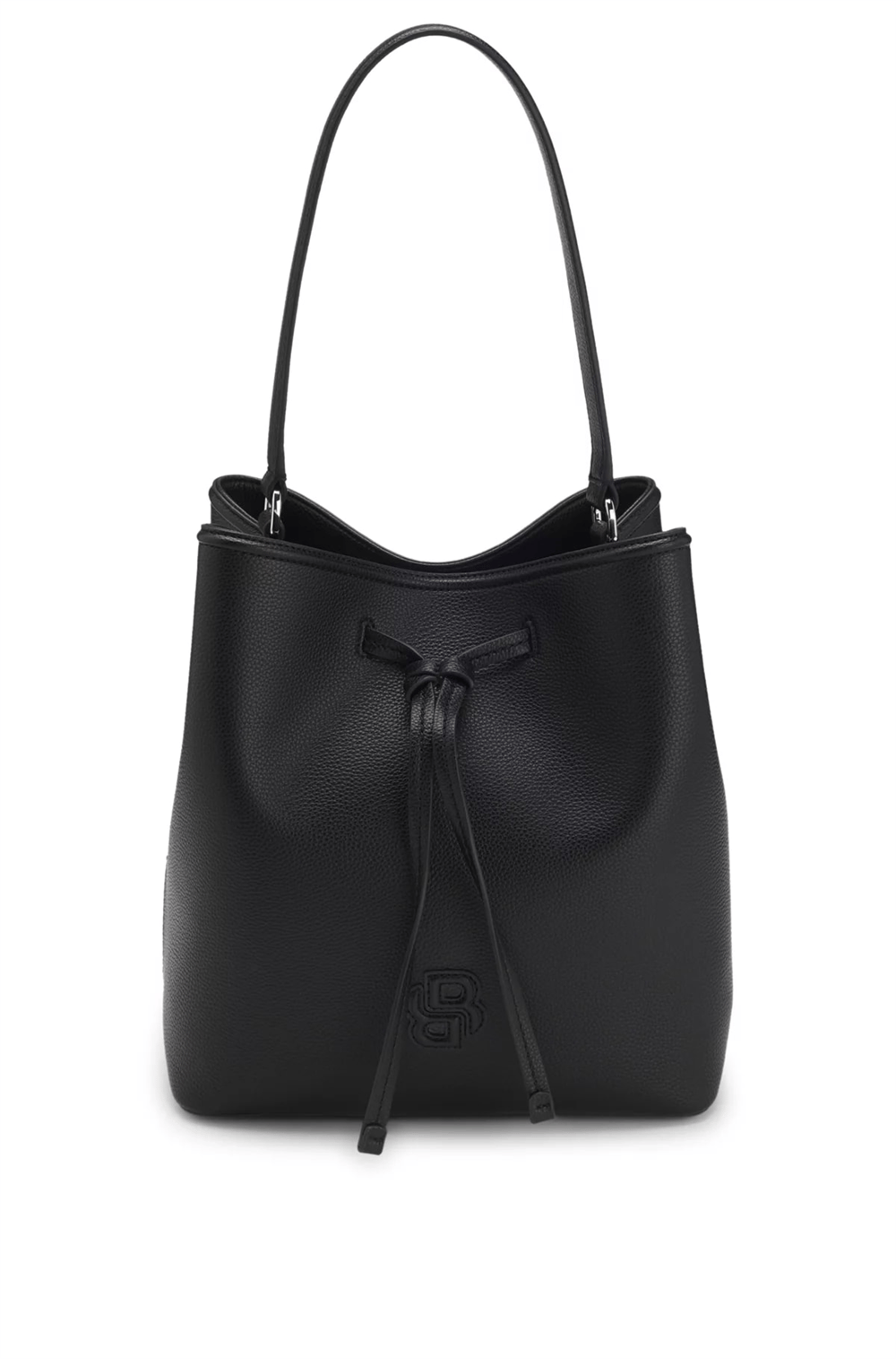 BOSS Anett Drawstring Kadın Omuz Çantası Siyah