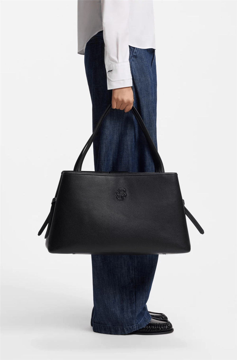 BOSS Anett Newshape Tote Kadın Omuz Çantası Siyah