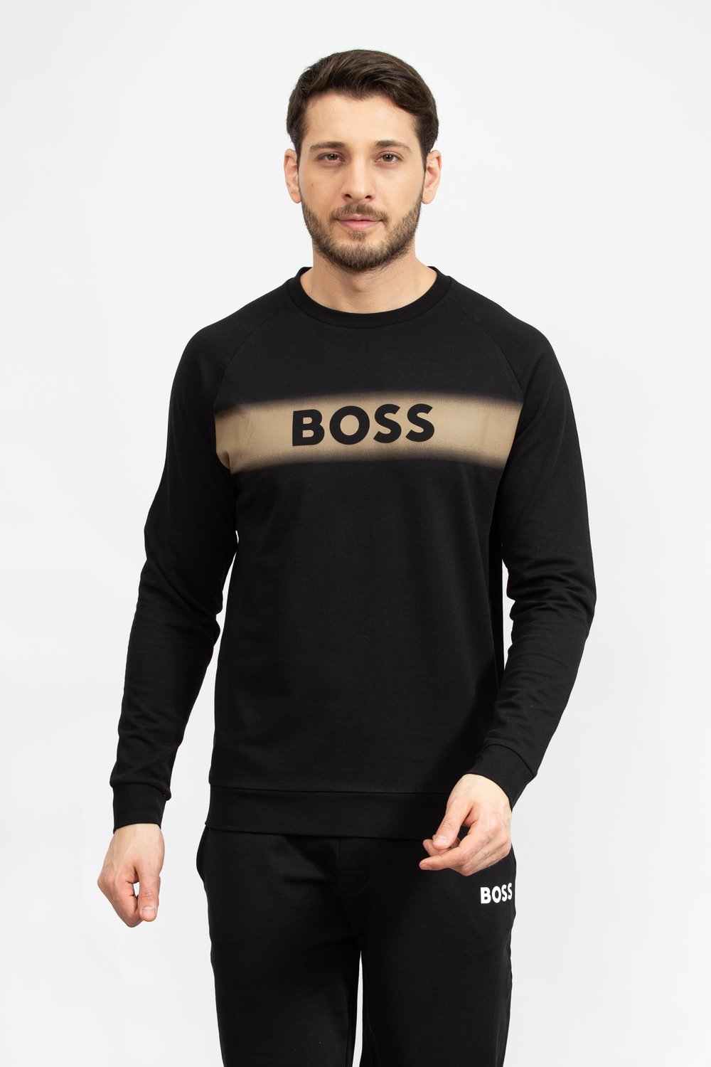Boss Authentic Erkek Pijama Üstü Siyah