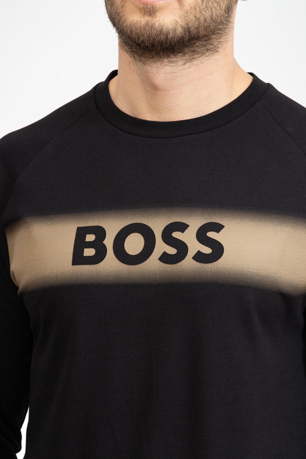 Boss Authentic Erkek Pijama Üstü Siyah