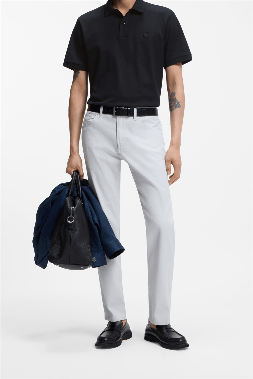 Boss C Parris 98 Erkek Polo Yaka T-Shirt Mavi