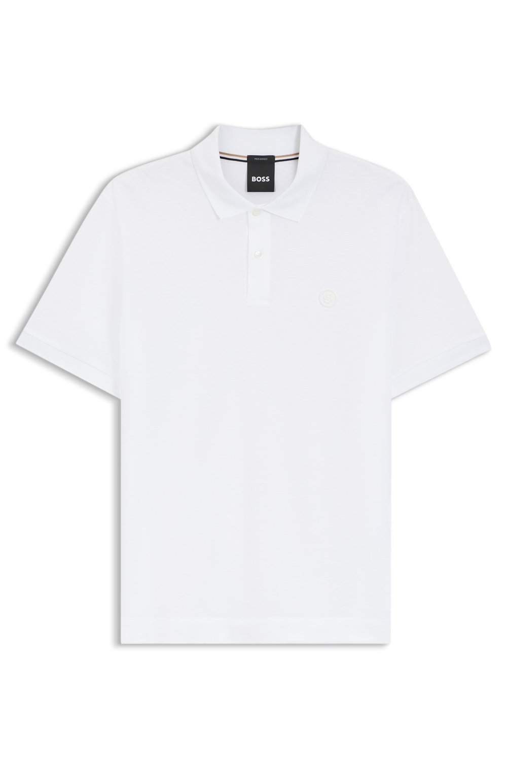 Boss C Parris 98 Erkek Polo Yaka T-Shirt Beyaz
