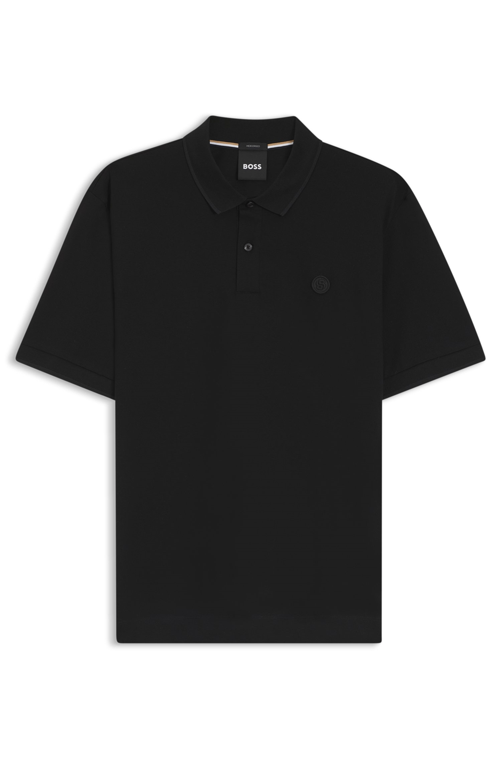Boss C Parris 98 Erkek Polo Yaka T-Shirt Siyah