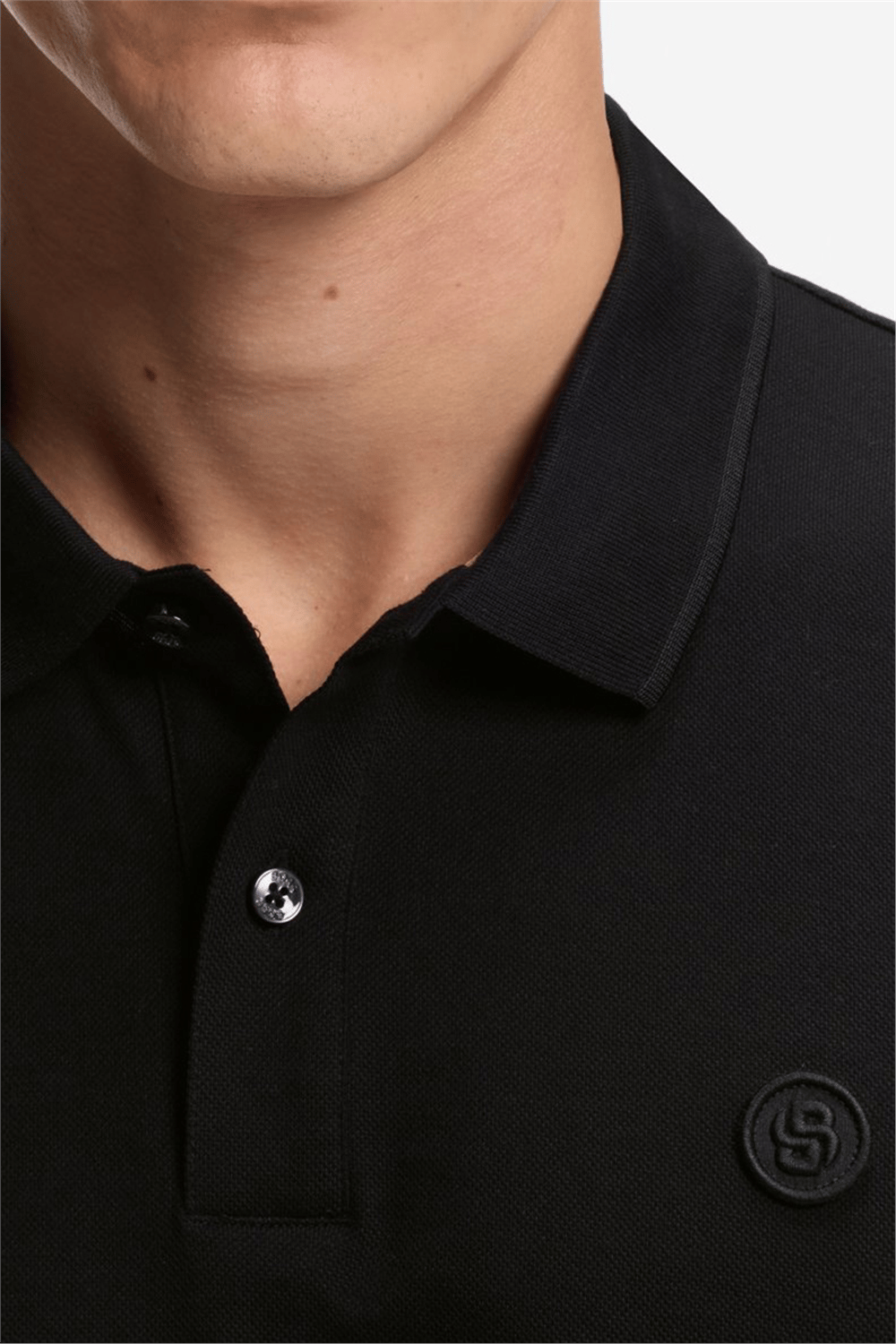 Boss C Parris 98 Erkek Polo Yaka T-Shirt Siyah