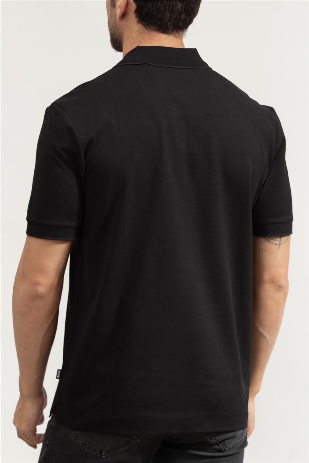 Boss C-Parris 116 Erkek Polo Yaka T-Shirt Siyah
