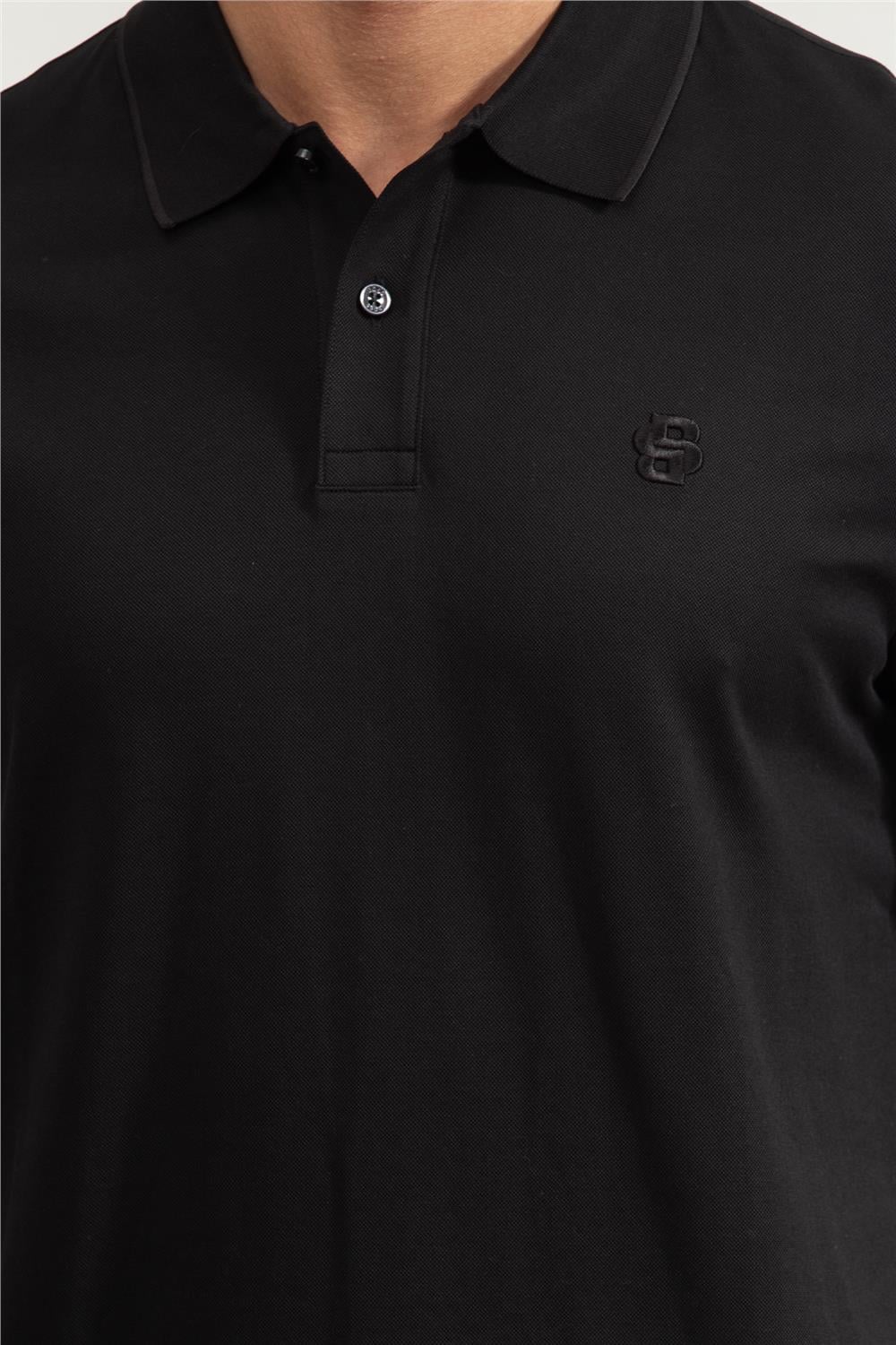 Boss C-Parris 116 Erkek Polo Yaka T-Shirt Siyah
