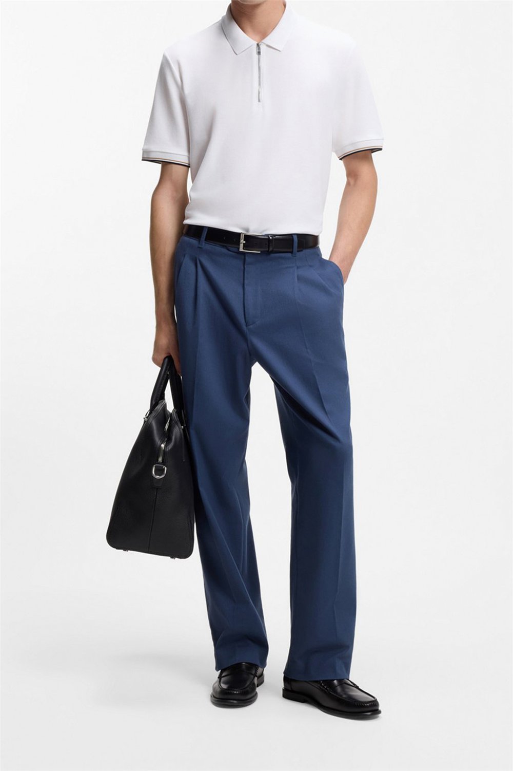 BOSS C Pei 04 Erkek Polo Yaka T-Shirt Beyaz