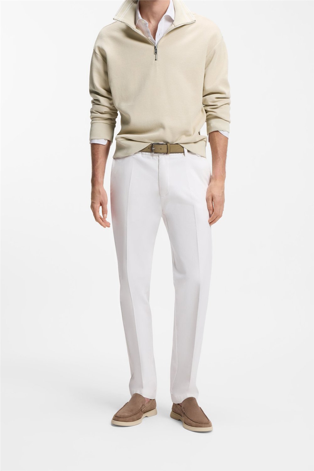 Boss C Seidler 47 Erkek Fermuarlı Sweatshirt