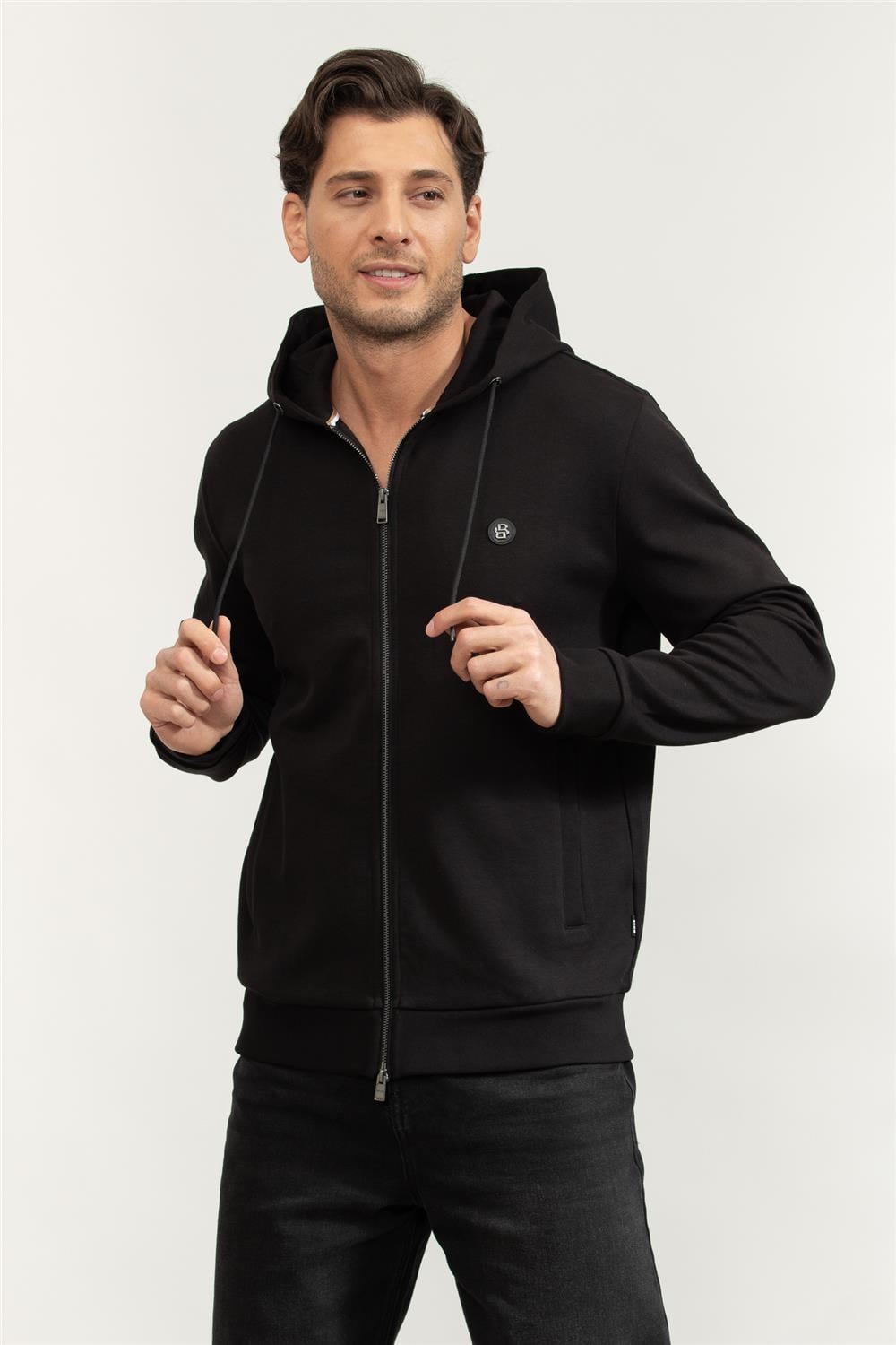 Boss C-Spence 01 Erkek Fermuarlı Sweatshirt