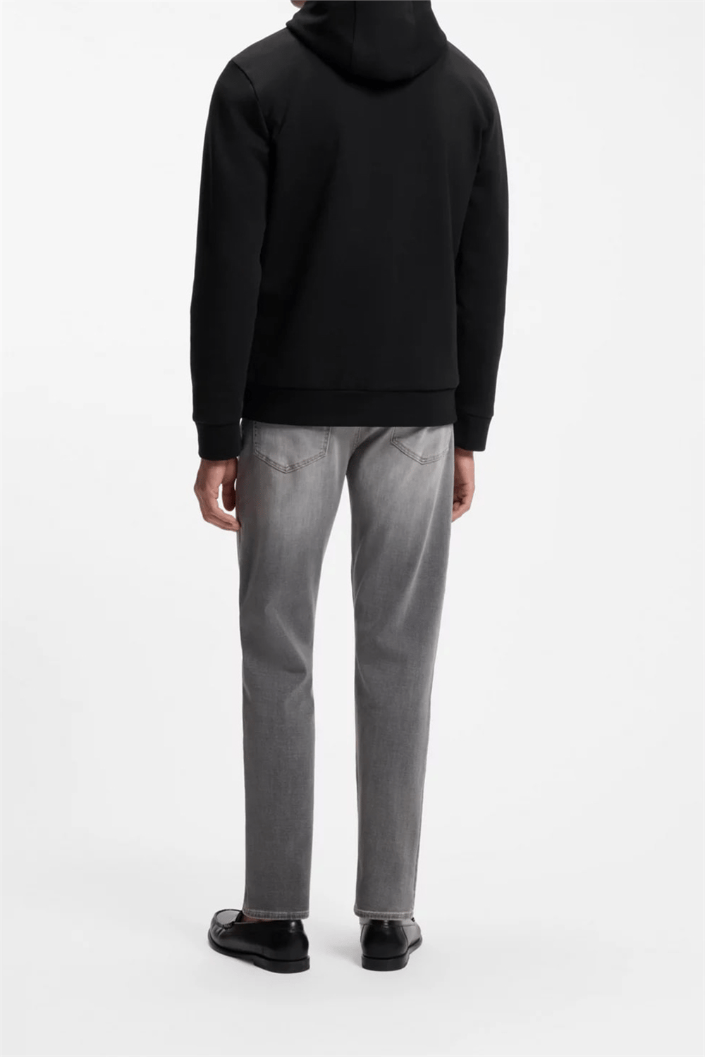 BOSS C Spence 01 Erkek Kapüşonlu Sweatshirt Siyah