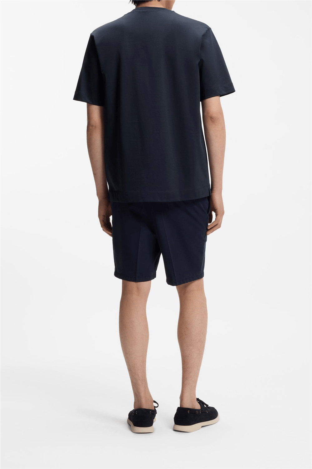 Boss C Tames 98 Erkek Bisiklet Yaka T-Shirt Mavi