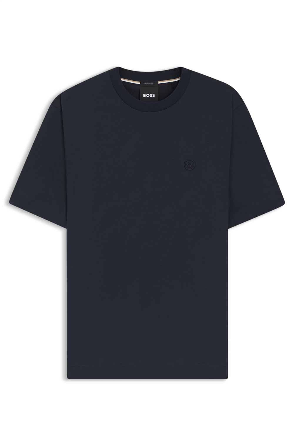 Boss C Tames 98 Erkek Bisiklet Yaka T-Shirt Mavi