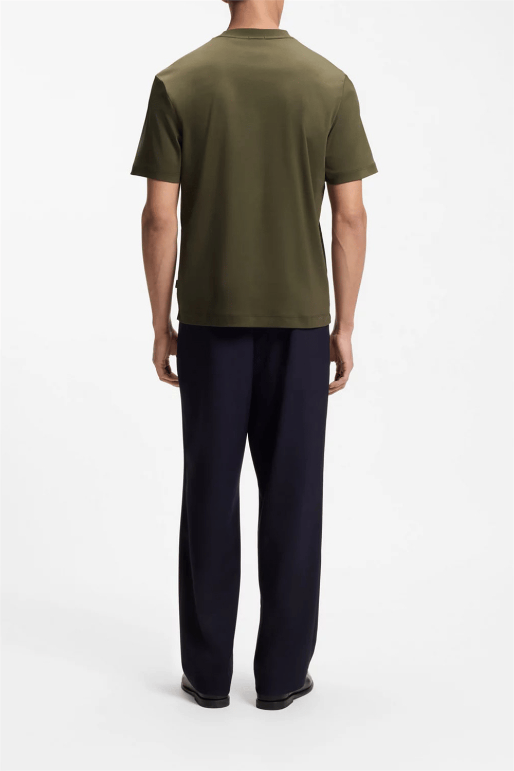 BOSS C Taut 01 Erkek Bisiklet Yaka T-Shirt Yeşil