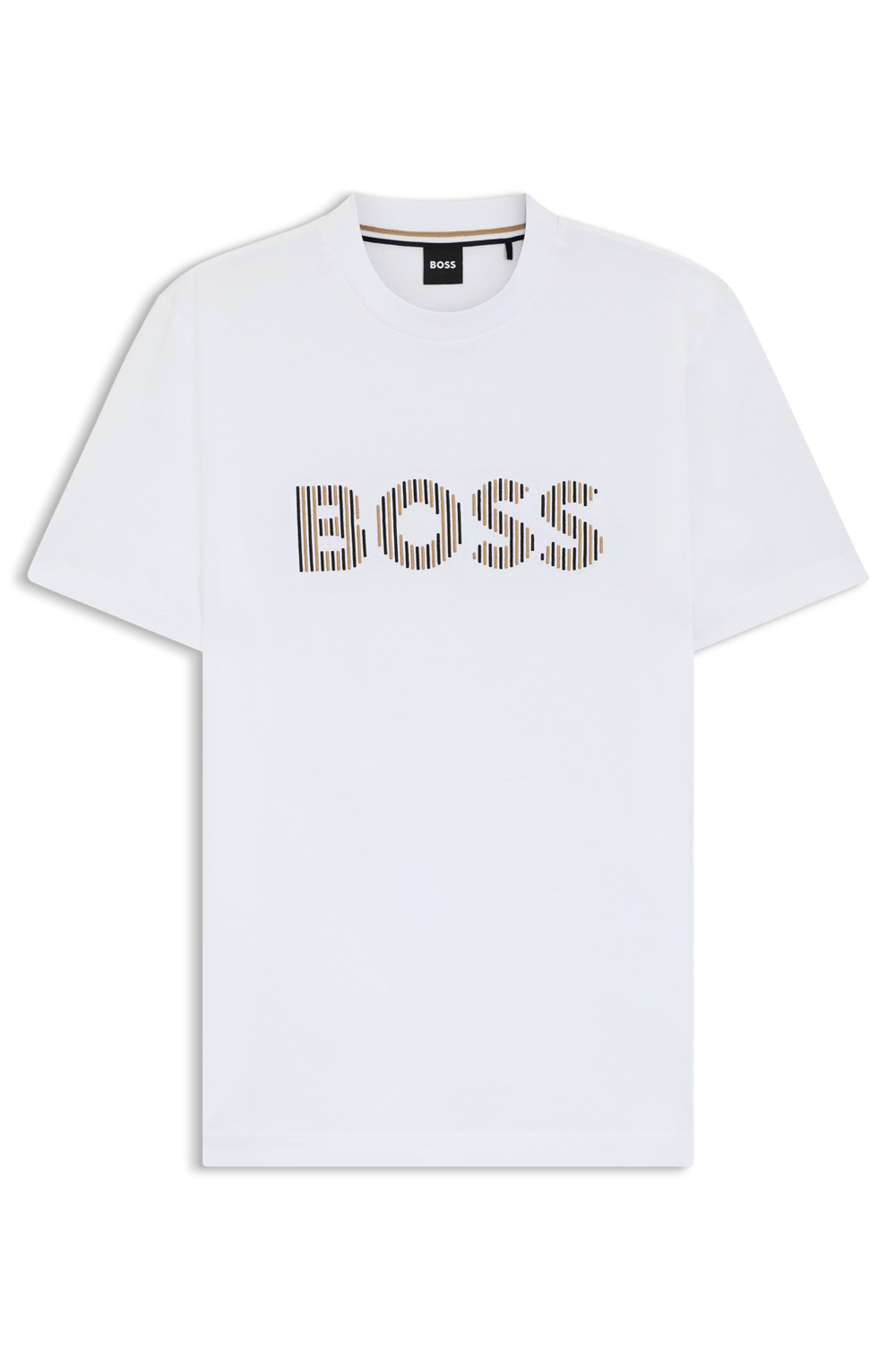 Boss C Thompson 41 Erkek Bisiklet Yaka T-Shirt Beyaz