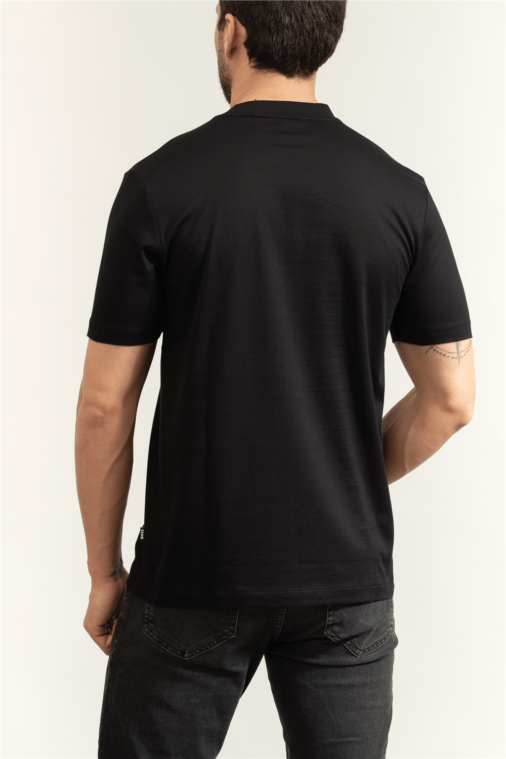Boss C Thompson 41 Erkek Bisiklet Yaka T-Shirt Siyah