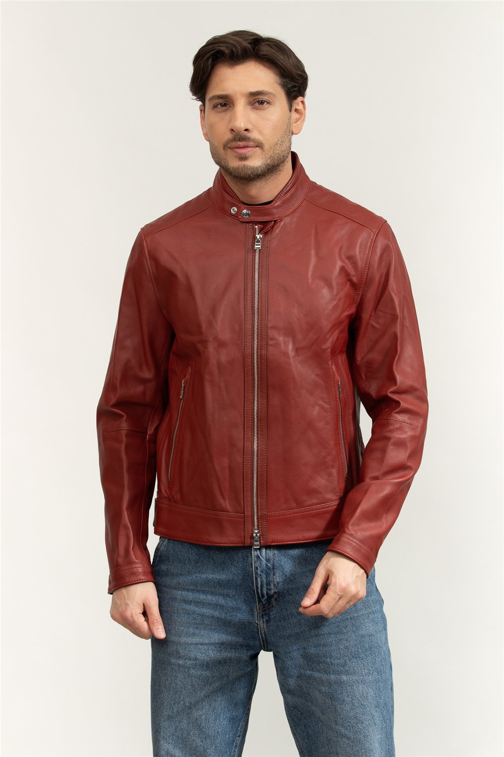 Boss Erkek Deri Mont