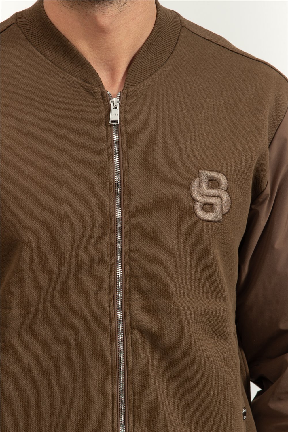 Boss Erkek Fermuarlı Sweatshirt