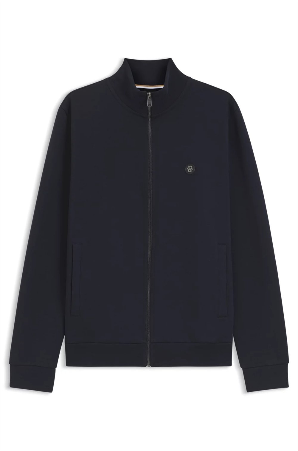 Boss Erkek Fermuarlı Sweatshirt Mavi