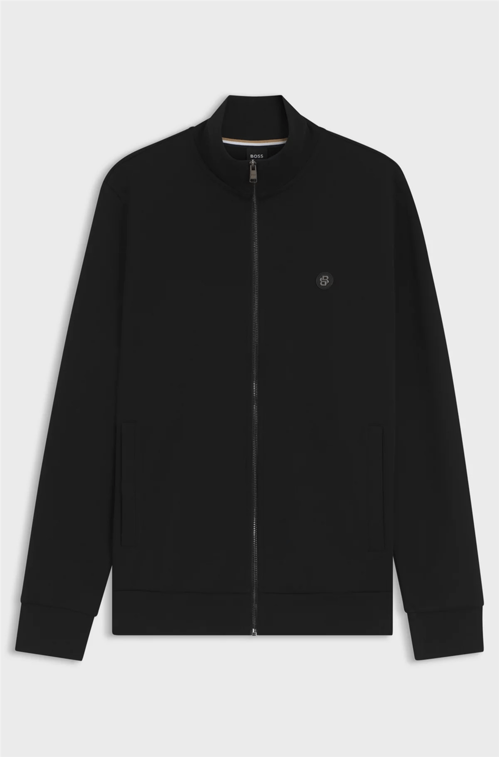Boss Erkek Fermuarlı Sweatshirt Siyah