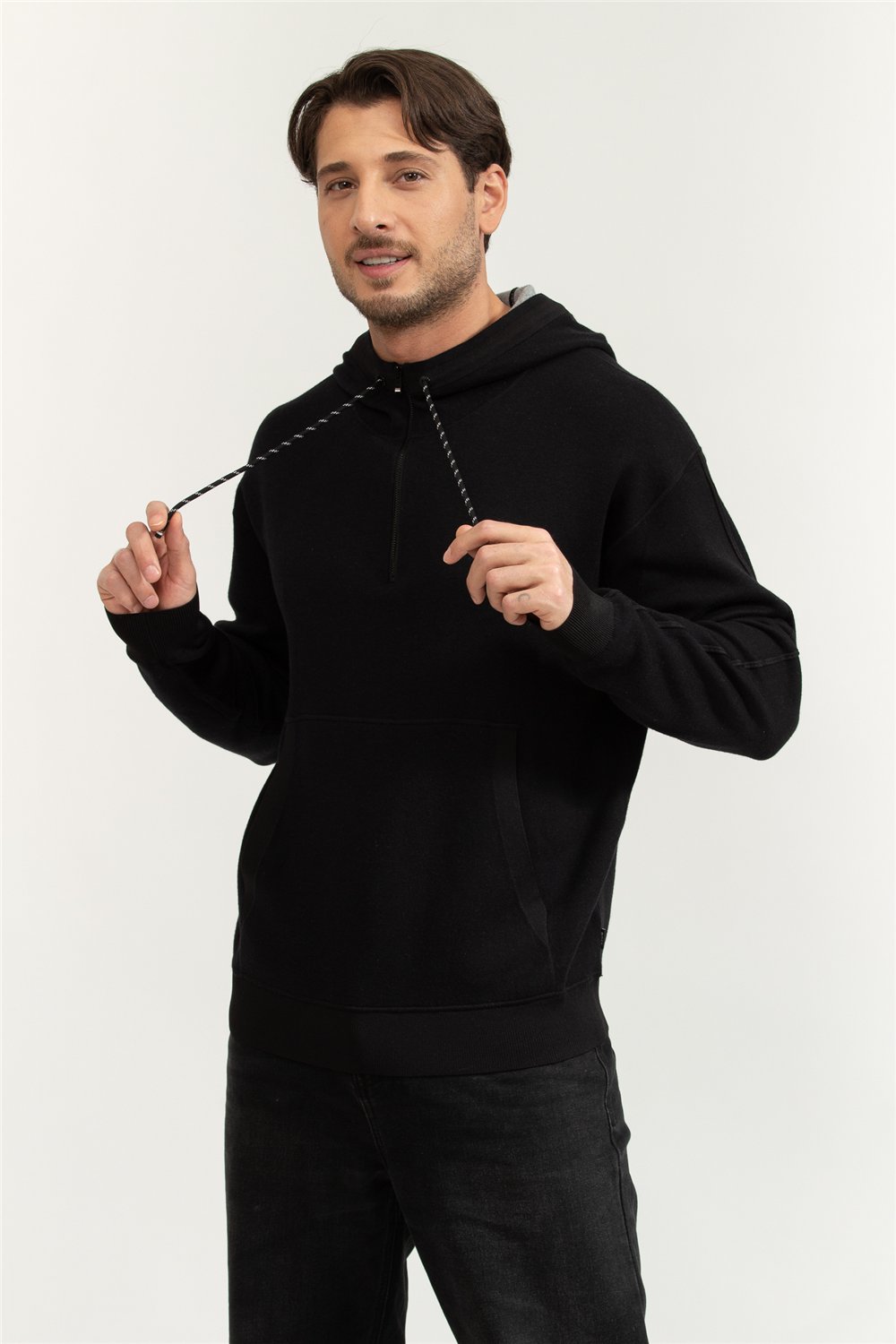 Boss Erkek Kapüşonlu Sweatshirt