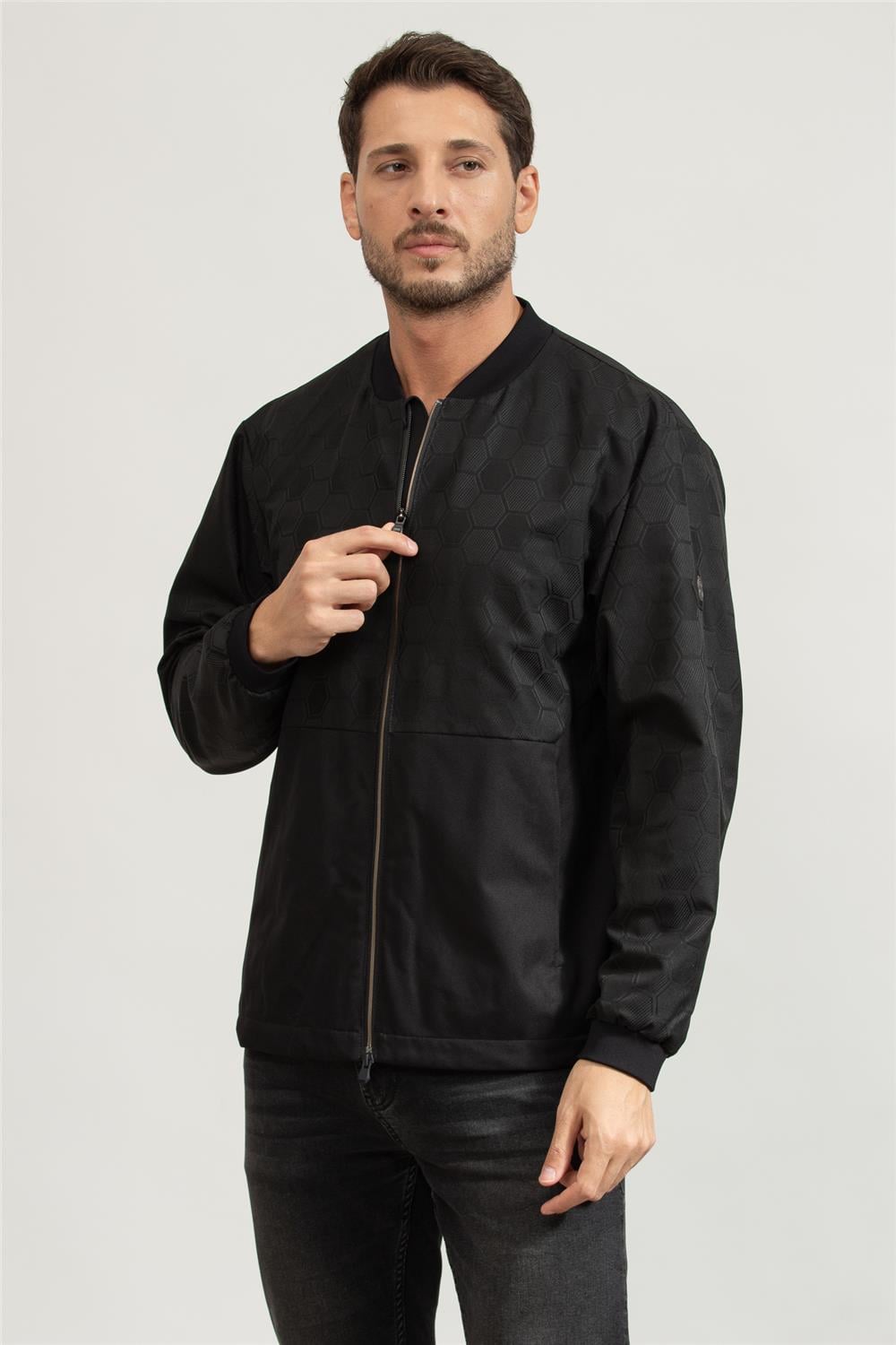 Boss J Future Bomber Erkek Mont Siyah