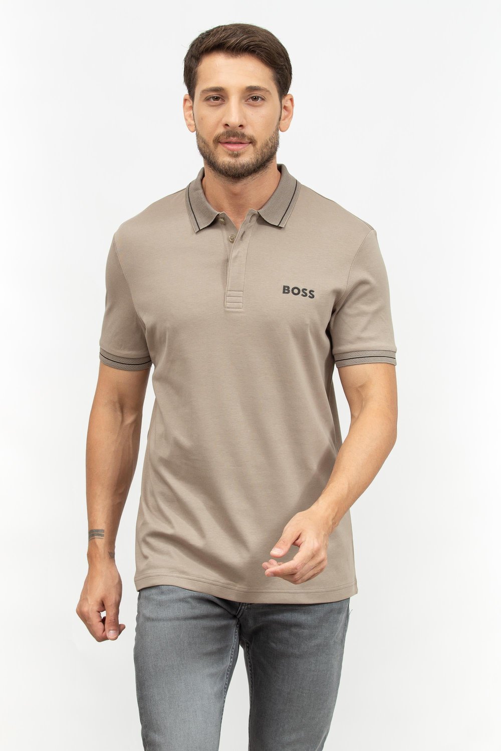 Boss Erkek Polo Yaka T-Shirt Yeşil